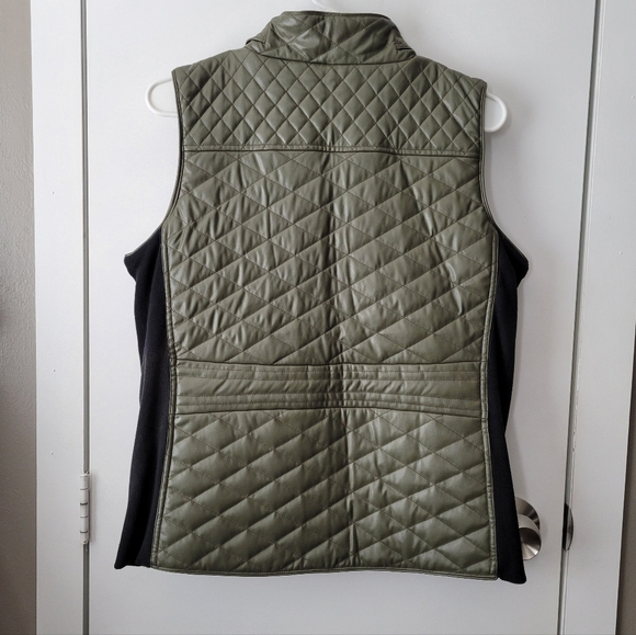 Thyme & Honey green faux leather vest - Picture 4 of 5